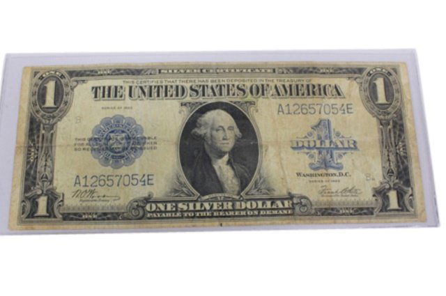 1923 Large Size $1 One Dollar Silver Certificate (1 of 2)