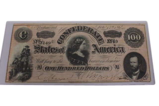1864 Richmond Confederate $100 One Hundred Note (1 of 2)