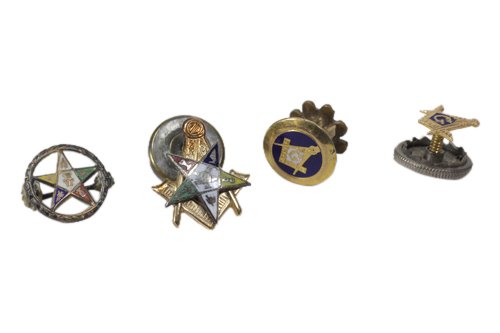 Masonic Lapel Pins in 10k & 14k Gold (1 of 2)