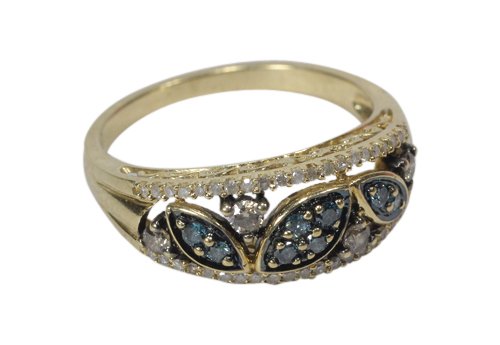 Multi Color Diamond Fashion Ring in 14k Gold (1 of 2)