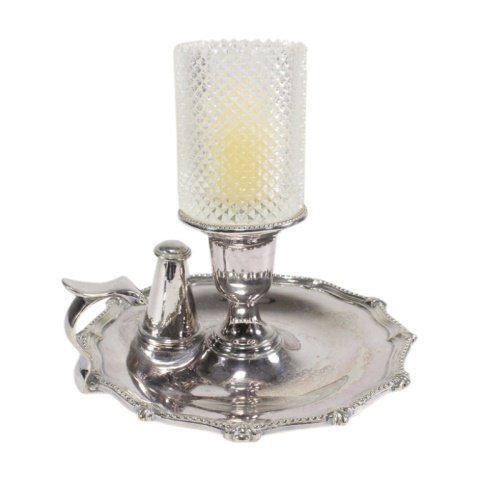 Silver Plate Candle Holder (1 of 3)
