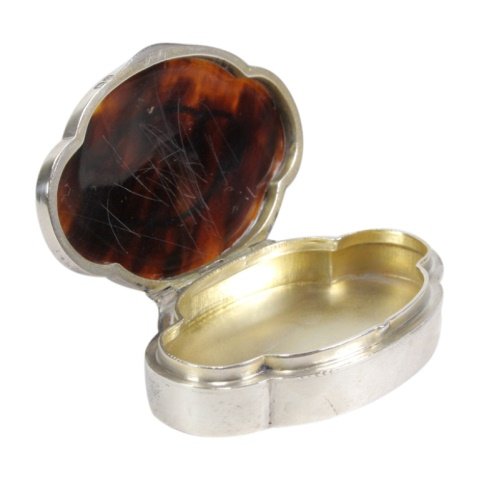 Mappin & Webb Sterling Enamel Pill Box (1 of 3)