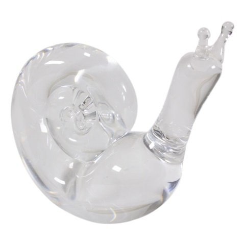 Steuben Crystal Snail (1 of 2)