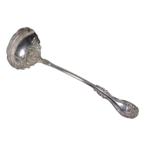 Vintage Hanover by Wm. A Rogers Small Ladle: Est. $ 20 - 30 Vintage Hanover by Wm. A Rogers Small Ladle. Marked Wm. A. Rogers SXR. Ladle is 6 inches long.