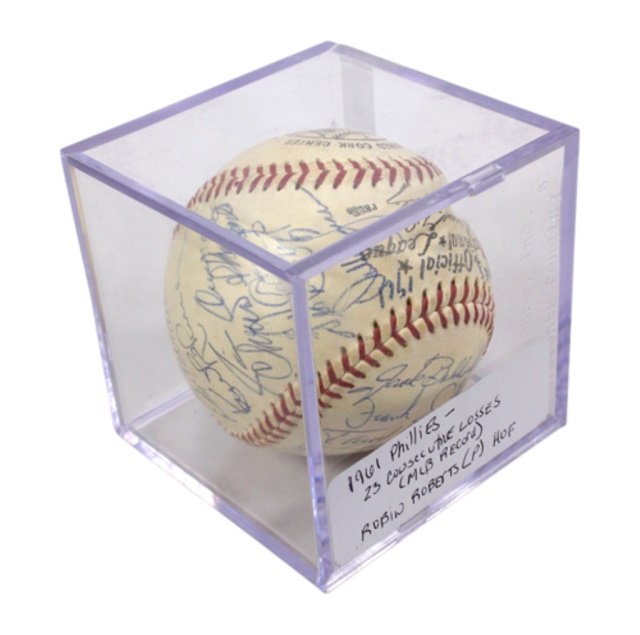 1961 Phillies Team Signed Baseball (1 of 2)