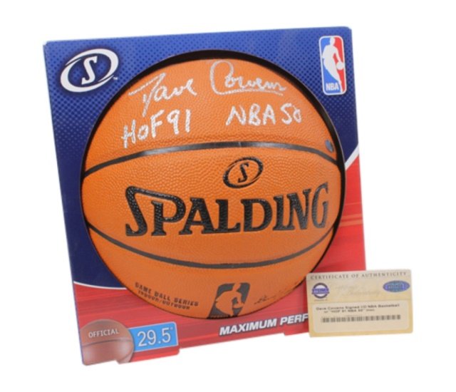 Dave Cowens Boston Celtics Autographed Ball (1 of 2)