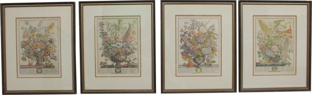 Set of Four Fletcher Floral Prints (1 of 3)