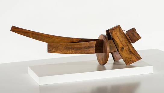 Ben Goo 'Untitled' (Sword): Ben Goo (American, b. 1922) 'Untitled (Sword)' c.1971 Wood ; 11.5 x 34 x 8 (in) Unsigned