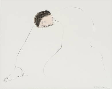 R.C. Gorman 'Untitled': R.C. Gorman (American, 1931-2005) 'Untitled' 1973 Pastel and charcoal on paper ; 23 x 28.5 (in)Signed and dated in pencil R C Gorman 1973, lower rightArtistic Gallery Fine Arts tag, verso