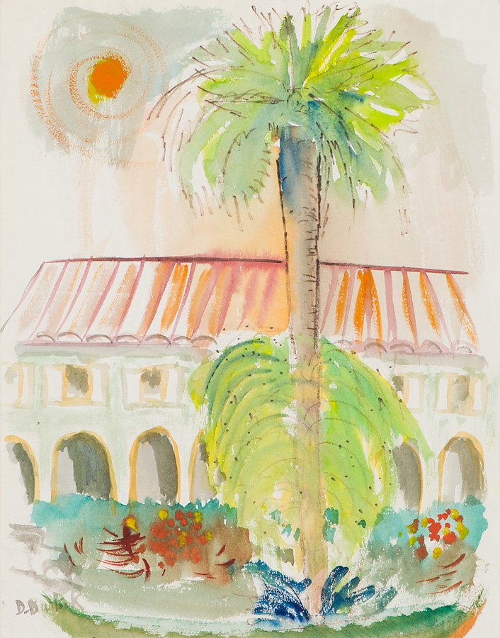 David Burliuk  'Tropical Landscape' (1 of 3)