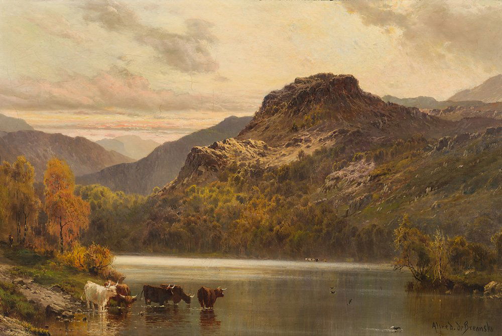 Alfred de Breanski  'Untitled Landscape' (1 of 3)