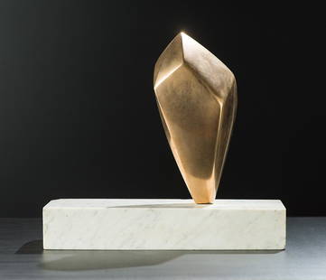 Émile Gilioli 'Lys': Émile Gilioli (French, 1911-1977) 'Lys' n.d. Bronze ed 4 of 5; 11 x 4.25 x 11.25 (in) Signed Gilioli, base