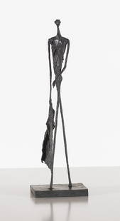 Bahman Dadkhah 'Untitled (figure)': Bahman Dadkhah (Iranian, b. 1941) 'Untitled (figure)' 1997 Bronze ed 4 of 8; 19.5 x 4 x 6 (in) Signed and dated Dadkhah 97, base