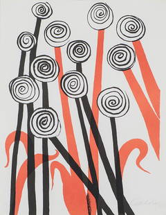 Alexander Calder 'Untitled': Alexander Calder (American, 1898-1976) 'Untitled (from Magie Eolienne Portfolio)' 1972 Lithograph Épreuves d'Artiste from an edition of 75; 25.5 x 19.5 (in) Signed in pencil Calder, lower right
