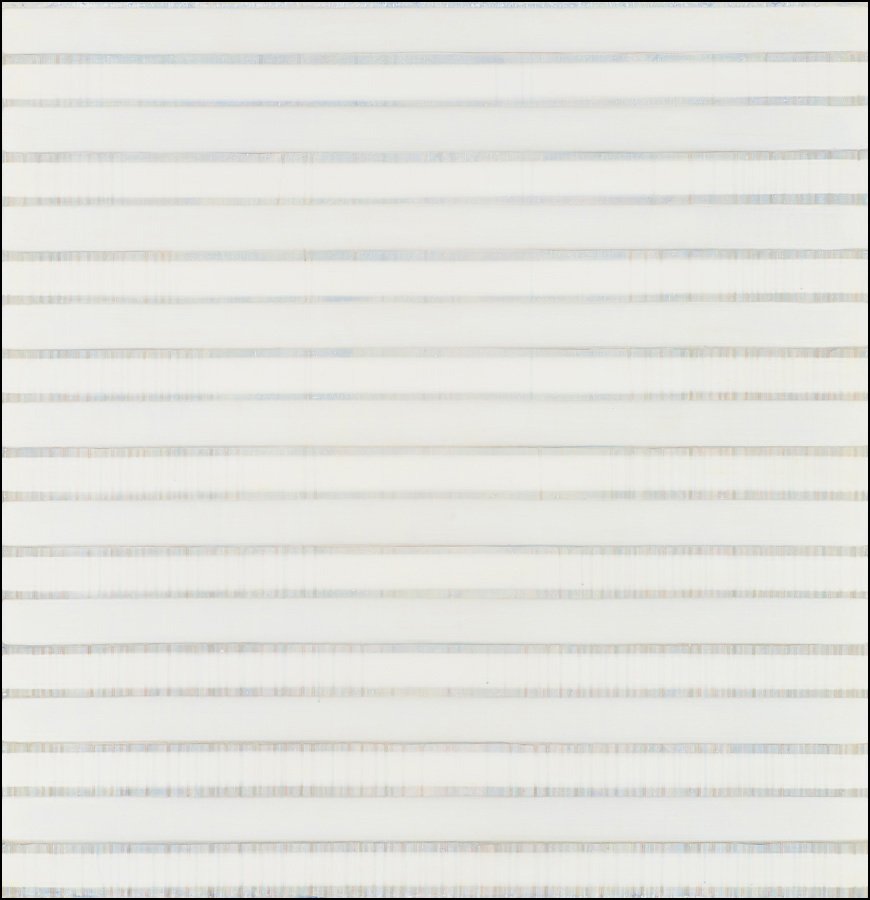 Johnnie W Ross 'Wire Canyon Cutoff': Johnnie W Ross (American, b. 1949) 'Wire Canyon Cutoff' 2002 Gamblin oil paint on acrylic base on Belgian linen ; 48 x 46.5 (in) Signed and dated Johnnie Winona Ross 2002, side and verso Titled, verso