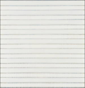 Johnnie W Ross 'Wire Canyon Cutoff': Johnnie W Ross (American, b. 1949) 'Wire Canyon Cutoff' 2002 Gamblin oil paint on acrylic base on Belgian linen ; 48 x 46.5 (in) Signed and dated Johnnie Winona Ross 2002, side and verso Titled,