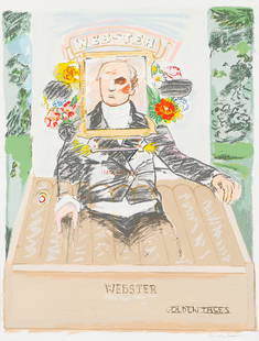 Larry Rivers 'Webster Golden Tales': Larry Rivers (American, 1923-2002) 'Webster Golden Tales' 1990 lithograph ed 8 of 35; 53.75 x 39.75 (in) Signed and dated Larry Rivers '90, lower right