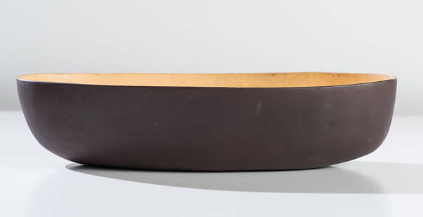 Steven Heinemann 'Bowl': Steven Heinemann (Canadian, b. 1957) 'Bowl' Ceramic ; 4 x 16.25 x 7 (in) Unsigned