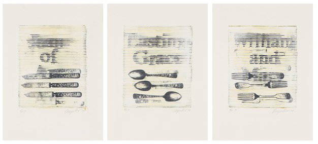 Deborah Oropallo '3 works': Deborah Oropallo (American, b. 1954) 'Joan of Arc, Lasting Grace, and William & Mary (3 works)' 1994 Lithograph / silkscreen on Arches paper ed 5 of 6; 20.5 x 15 (in) Signed and dated in pencil Oropal