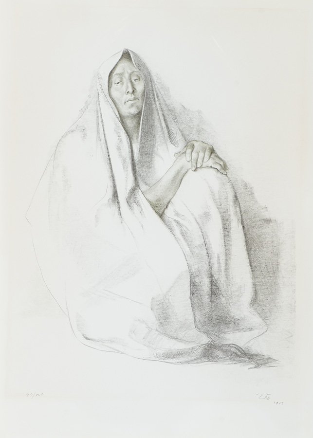 Francisco Zúñiga  'Mujer con Rebozo' (1 of 1)