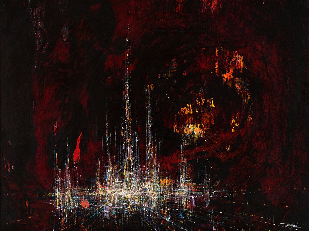 Leonardo Nierman 'City in a Cave' (1 of 2)