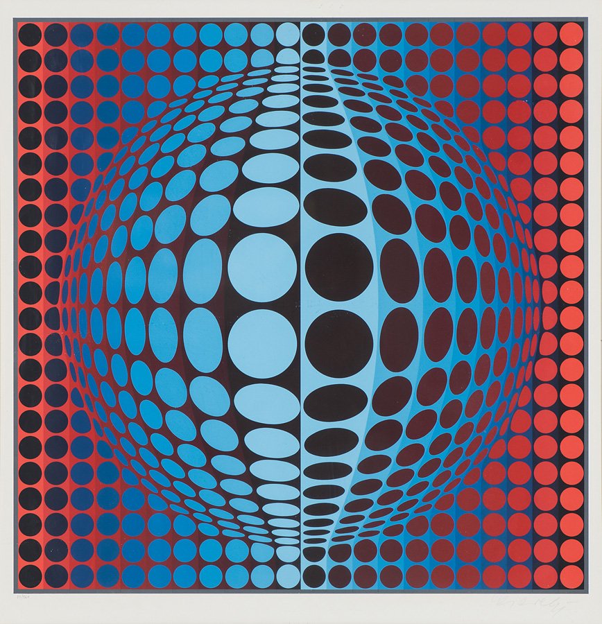 Victor Vasarely 'Vega Fel' (1 of 2)