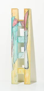 Therman Statom  'Ladder': Therman Statom (American, b. 1953) 'Ladder'Glass; 60 x 15.125 x 1.5 (in)Unsigned