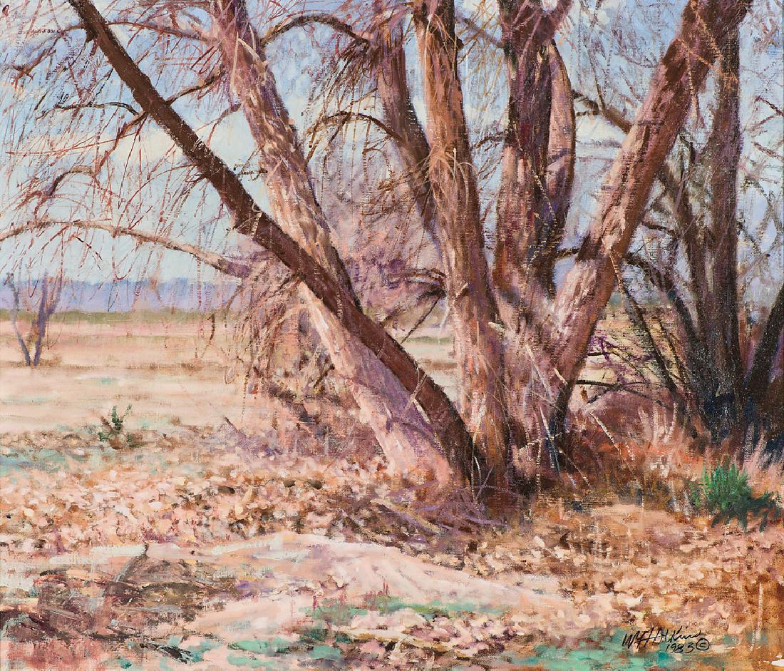 William Atkins 'Bare Cottonwoods' (1 of 2)