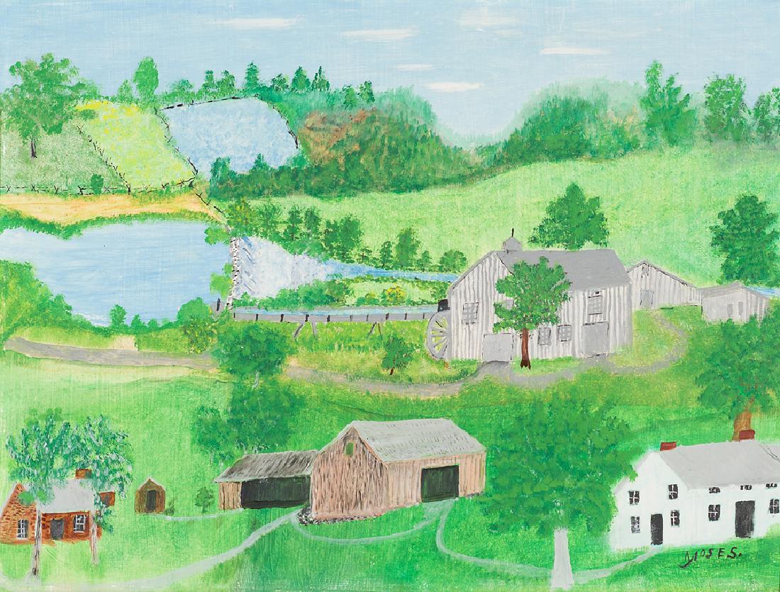 Grandma Moses (Anna Robertson) 'The Empty Barn' (1 of 3)