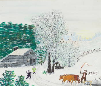 Grandma Moses (Anna Robertson) 'Here Comes Dady'