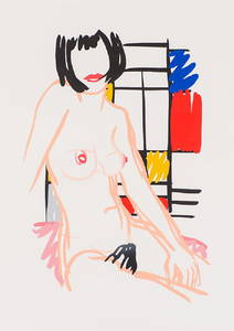 Tom Wesselmann 'Monica Sitting with Mondrian'