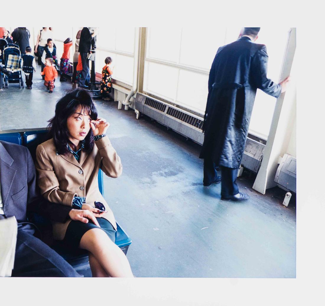 Nikki S. Lee 'Part (28)': Nikki S. Lee (South Korean, b. 1970) 'Part (28)' 2003; Chromogenic Print Mounted on Aluminum ed. 3 of 3; 29.75 x 31.875 (in); Signed in pen Nikki S. Lee, verso. Leslie Tonkonow Gallery tag, verso.