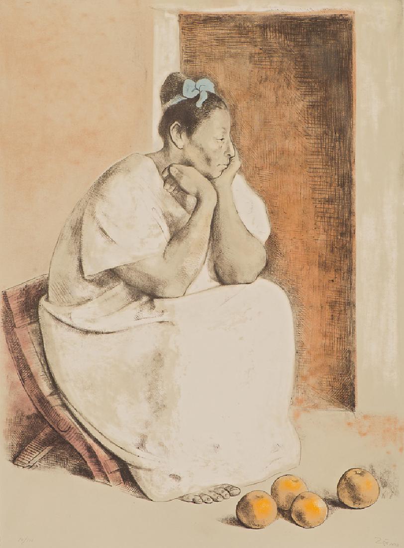 Francisco Zuñiga 'Mujer de Yucatan con Naranjas' (1 of 2)