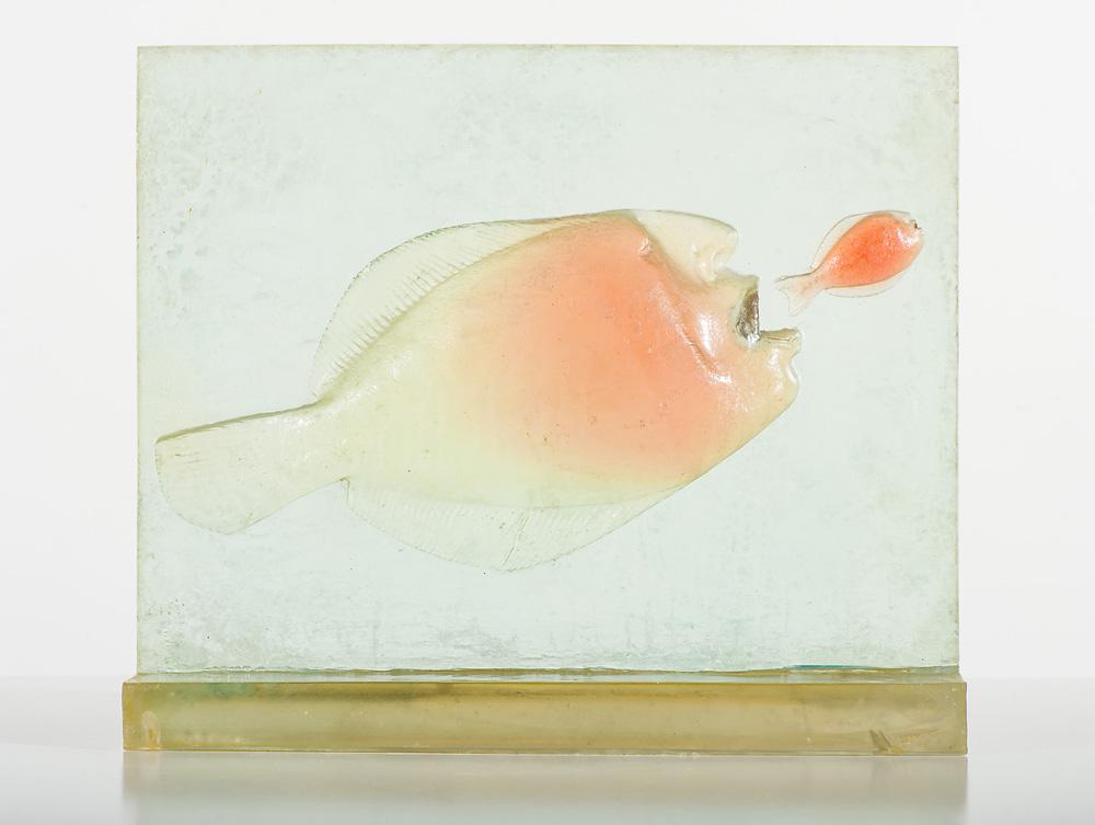 Marisol Escobar Fishing: Marisol Escobar (Venezuelan, French, 1930-2016) 'Fishing' Cast acrylic ed. 11 of 45 Unsigned Published by Harry N. Abrams Editions, New York Collection of Jerome and Marcia Selig