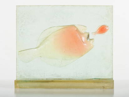 Marisol Escobar Fishing: Marisol Escobar (Venezuelan, French, 1930-2016) 'Fishing'Cast acrylic ed. 11 of 45UnsignedPublished by Harry N. Abrams Editions, New YorkCollection of Jerome and Marcia Selig