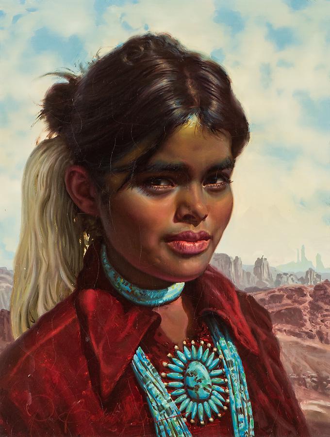 R. Brownell McGrew Navajo Gioconda (1 of 2)