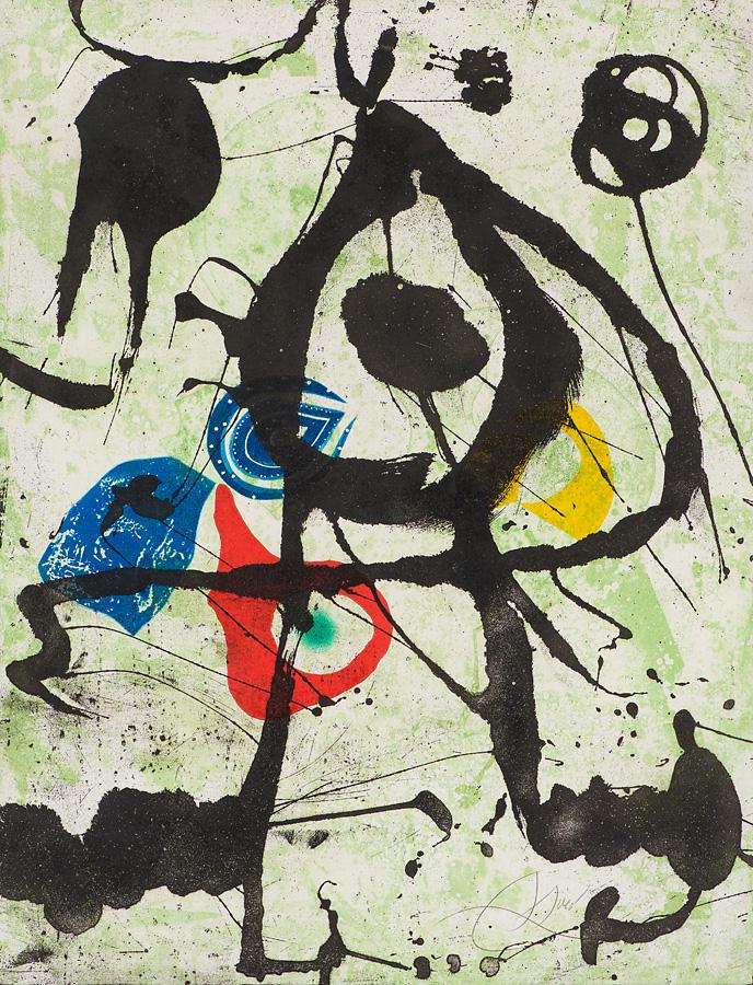 Joan Miró Grans Rupestres IV (D. 1058) (1 of 2)