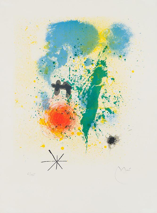 Joan Miró Préface, from 52 Affiches (M. 384) (1 of 2)