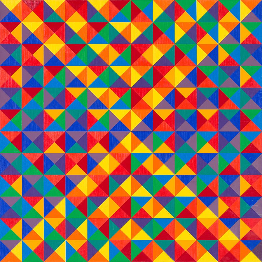 Karl Benjamin #2, 1968: Karl Benjamin (American, 1925-2012) '#2', 1968 Oil on canvas Signed and dated Karl Benjamin 1968, verso Titled, verso; Henri Gallery tag, verso, Provenance: Private Collection, Phoenix, Arizona acquir