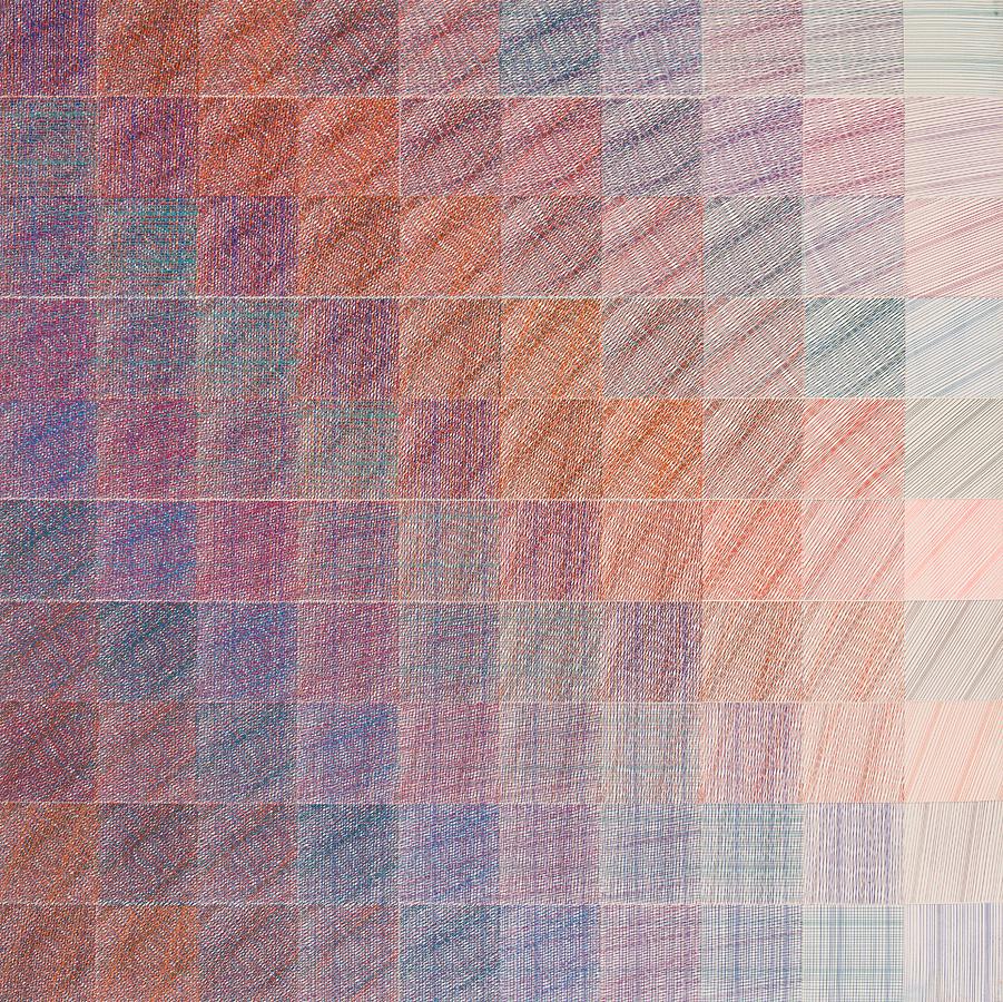 John Pearson Sweep Series / P&L/ AC #8: John Pearson (British, b. 1940) 'Sweep Series / P & L / AC #8', 1971-3 Acrylic on canvas Signed and dated John Pearson 73, verso Titled and dated 1971, verso