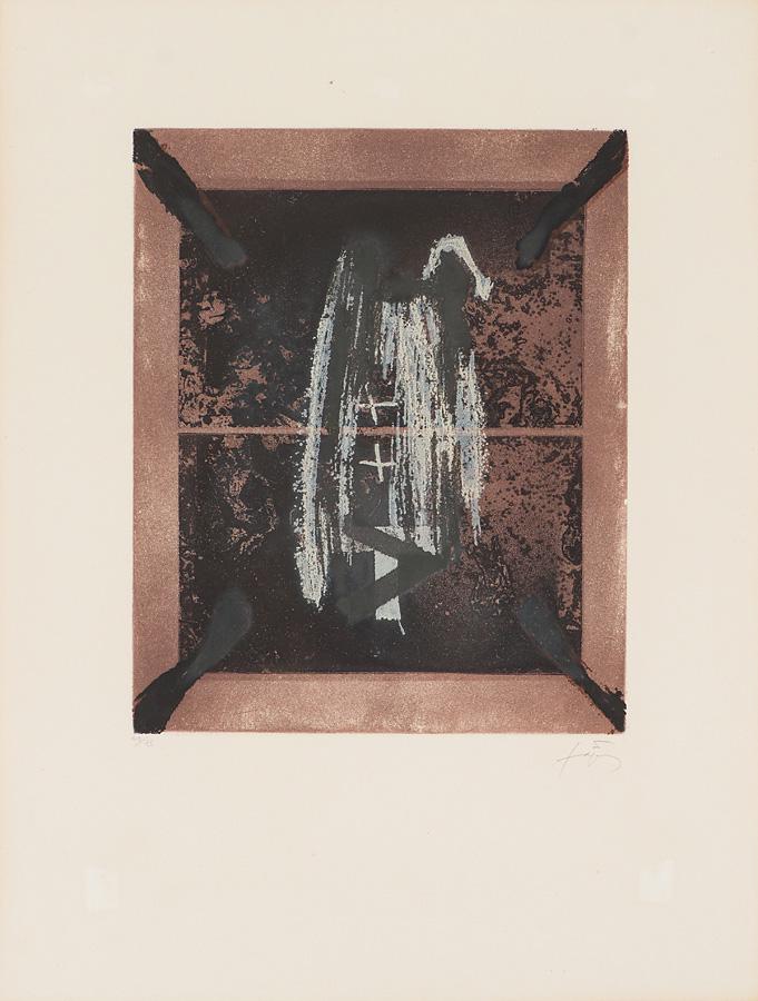 Antoni Tàpies La pierre trouant le sens mais... (1 of 2)