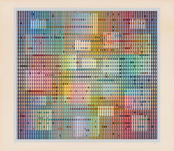 Yaacov Agam Serigraph de Luxe: Yaacov Agam (Israeli, b. 1928) 'Serigraph de Luxe' Serigraph ed. 9 of 200 Signed in pencil Agam, lower right