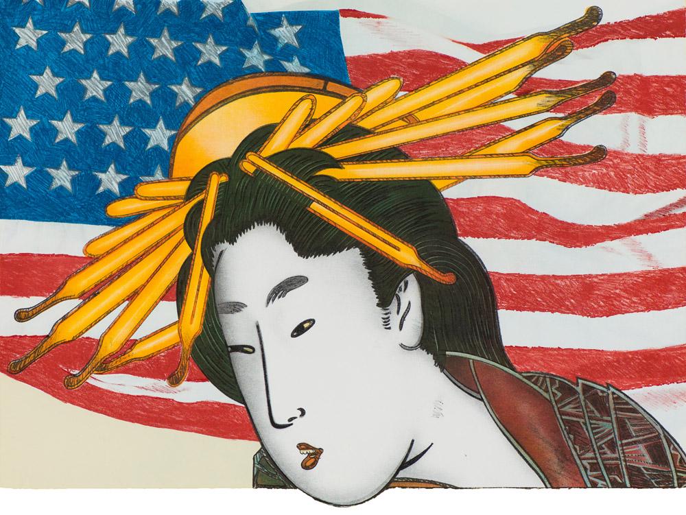 Larry Rivers Madame Butterfly, from Metropolitan Opera: Larry Rivers (American, 1923-2002) 'Madame Butterfly, from Metropolitan Opera Series' 1978 Lithograph ed. of 250 Signed in pencil Larry Rivers, verso Titled and dated in pencil, verso. Printed by Styr