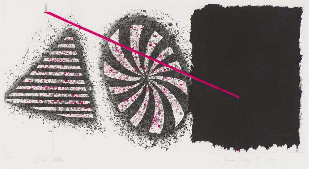 James Rosenquist Black Star (Glenn 139): James Rosenquist (American, 1933-2017) 'Black Star (Glenn 139)' 1978 Etching and aquatint with pochoir on Pescia Italia paper ed. 7 of 78 Signed and dated James Rosenquist 1978, lower right Titled in 