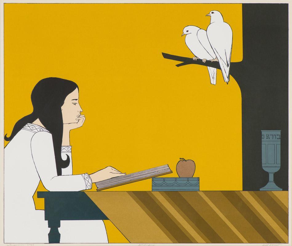 Will Barnet Introspection - 5733 (Cole 147): Will Barnet (American, 1911-2012) 'Introspection - 5733 (Cole 147)' Serigraph AP apart from an ed. of 144 Signed in pencil Will Barnet, lower right Titled in pencil, lower left.