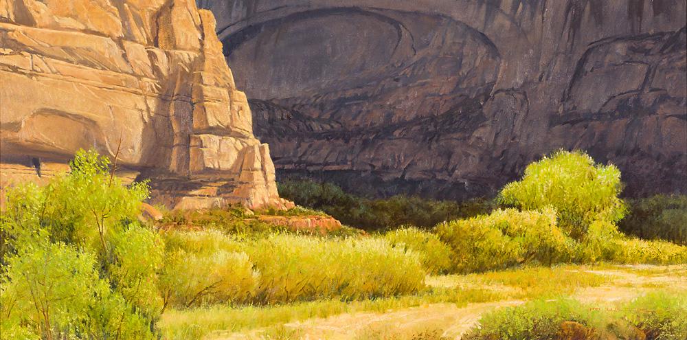 Jim Wilcox Ioogoon Depths: Jim Wilcox (American, b. 1941) 'Ioogoon Depths' 1986 Oil on board Signed Jim Wilcox ©, lower right Trailside Gallery tag, verso.