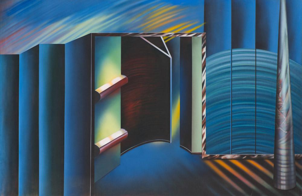 Barbara Rogers Light Lures II: Barbara Rogers (American, b. 1937) 'Light Lures II' 1984 Acrylic on canvas Signed Barbara Rogers, verso Titled and dated, verso.