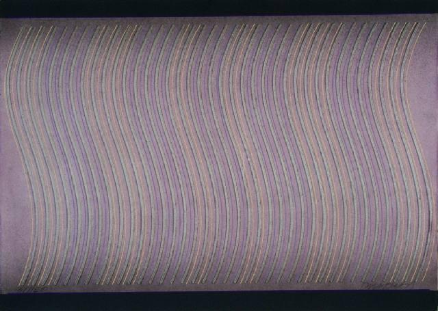 Paul Maxwell Signal: Paul Maxwell (American, 1925-2015) Signal Acrylic on paper ed. 51 of 150 Signed in pencil P. Maxwell, lower right