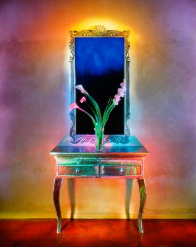 William Lesch Flower 30 - Table with Flower (1 of 1)