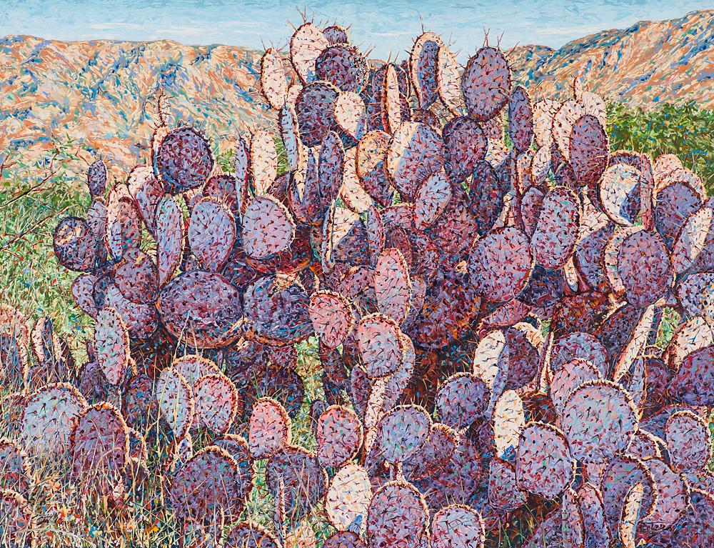 David Foley Santa Rita Progression: David Foley (American, b. 1939) Santa Rita Progression Acrylic on canvas 51.75 x 67.375 (in) Signed Foley, lower right Signed and titled, verso.